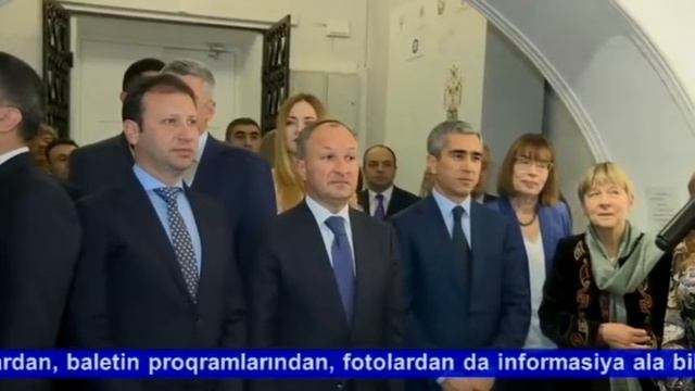 Лейла Алиева приняла участие в открытии выставки «Семь красавиц» в Москве смотреть онлайн