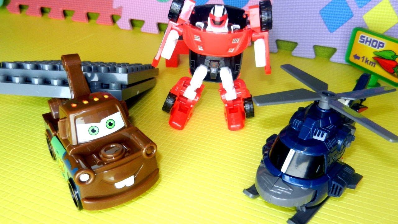 Эвакуатр Мэтр - трансформер, игрушечные машинки и Тоботы - трансформеры. Видео с игрушками смотреть онлайн