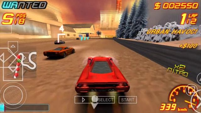 asphalt urban gt 2 gameplay с имялятора на psp смотреть онлайн