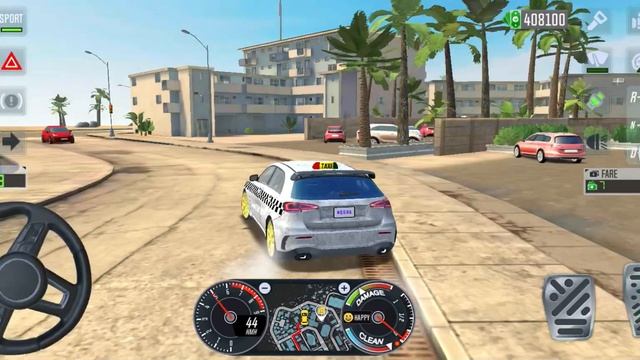 Taxi Simulator Evaluation 2024 - Bugatti & Ferrari F8i Car Driving - Android Driving Sim Game #25 смотреть онлайн