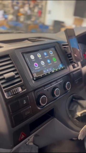 Your Van Is Your Office VW T5.1 Gets Makeover - Wireless CarPlay DMX8021DABS #vwt5 #vanlife #van смотреть онлайн