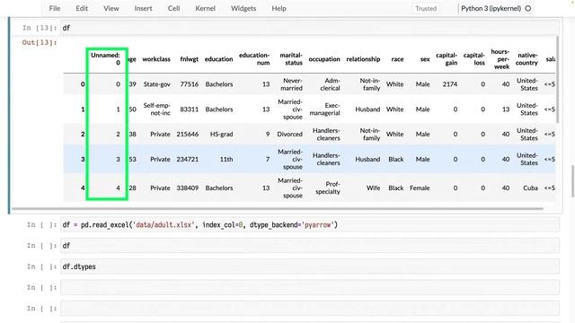 016. Read Excel file in Pandas with read_excel and Pyarrow смотреть онлайн