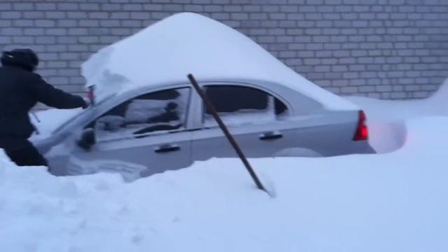 Харьков снег 30.12.14
