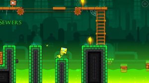 прохождение tower первые два уровня на все монетки в геометрия Деш (geometry dash)