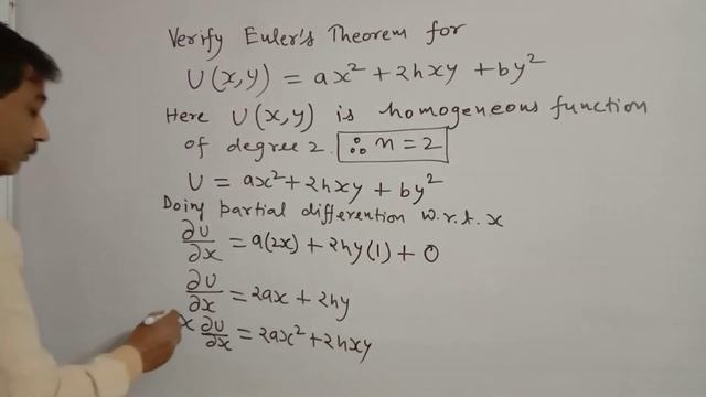 VERIFY EULER'S THEOREM OF GIVEN HOMOGENEOUS FUNCTION (PART-1) смотреть онлайн