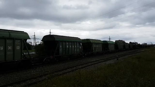 GE C36-7i-1537. Эстония, станция Нарва смотреть онлайн