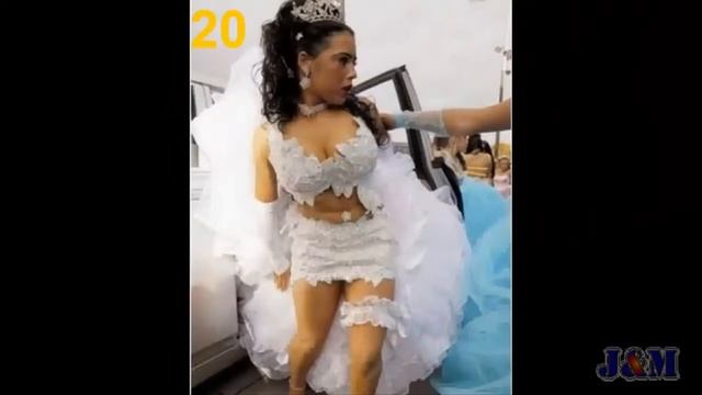 38 неадекватных невест Приколы на свадьбе смотреть онлайн