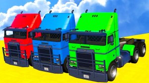 Мультики про Цветные Машинки Грузовики и Вертолеты для Малышей Мультфильм для Детей Учим Цвета