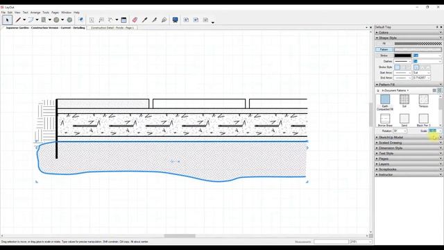 Layout for SketchUp - Pattern Fills смотреть онлайн