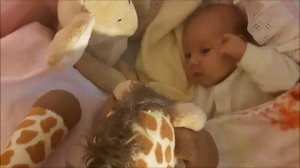 👼💕Второй месяц жизни ребенка/ВЛОГ/развитие младенца/самая милая дочь