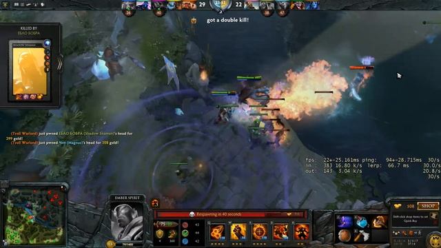 Dota 2 Bug Ember Spirit и EPIC FAIL троля смотреть онлайн