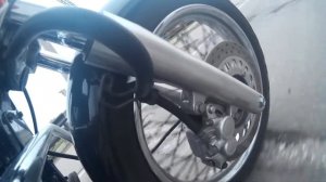 Работа вилки Yamaha Drag Star XVS400