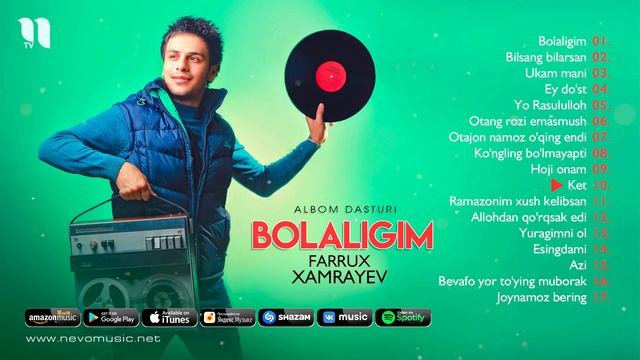Farrux Xamrayev - Bolaligim Nomli Albom Dasturi 2020