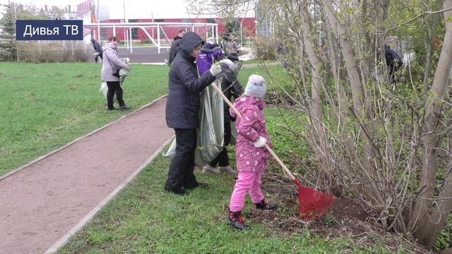 Всероссийский субботник в Тихвине смотреть онлайн