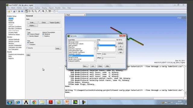 LearnCAx Demo Unit conversion in ANSYS FLUENT смотреть онлайн