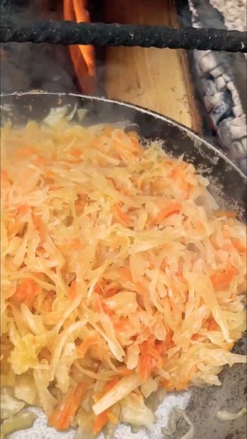 Щи с квашеной капустой на костре #foodclips смотреть онлайн
