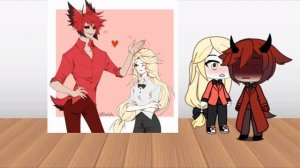 Реакция на шипы//Аластора и Чарли//Gacha life//(2#)//