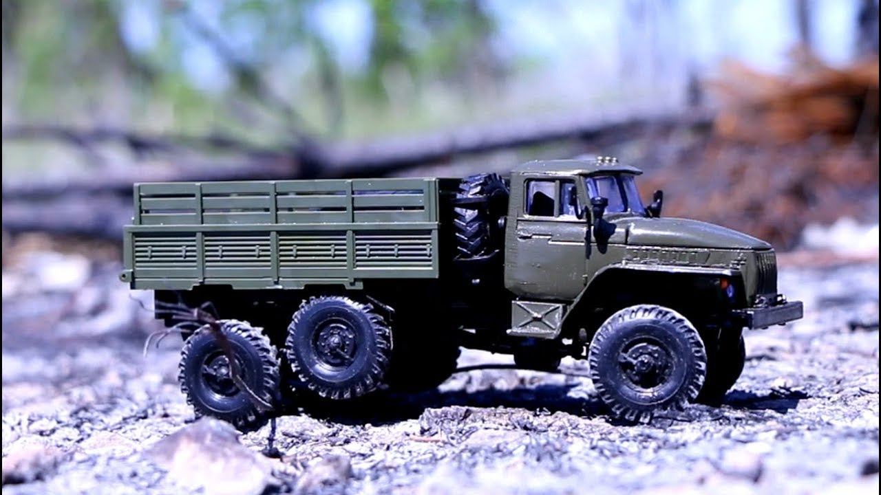 Грузовик Урал на RC. Игрушечные машины. Видео для детей смотреть онлайн