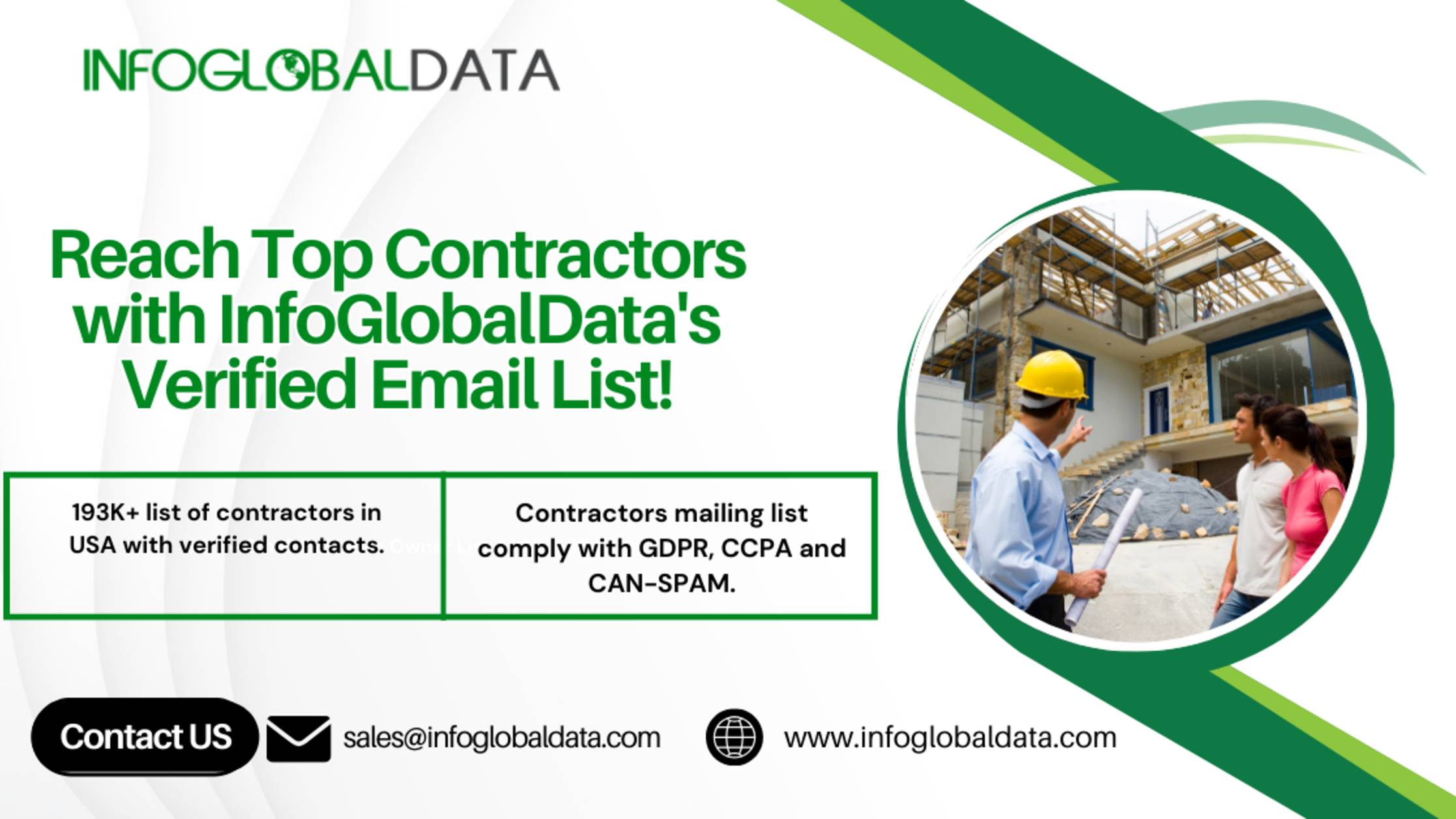 Reach Top Contractors with InfoGlobalData's Verified Email List! смотреть онлайн