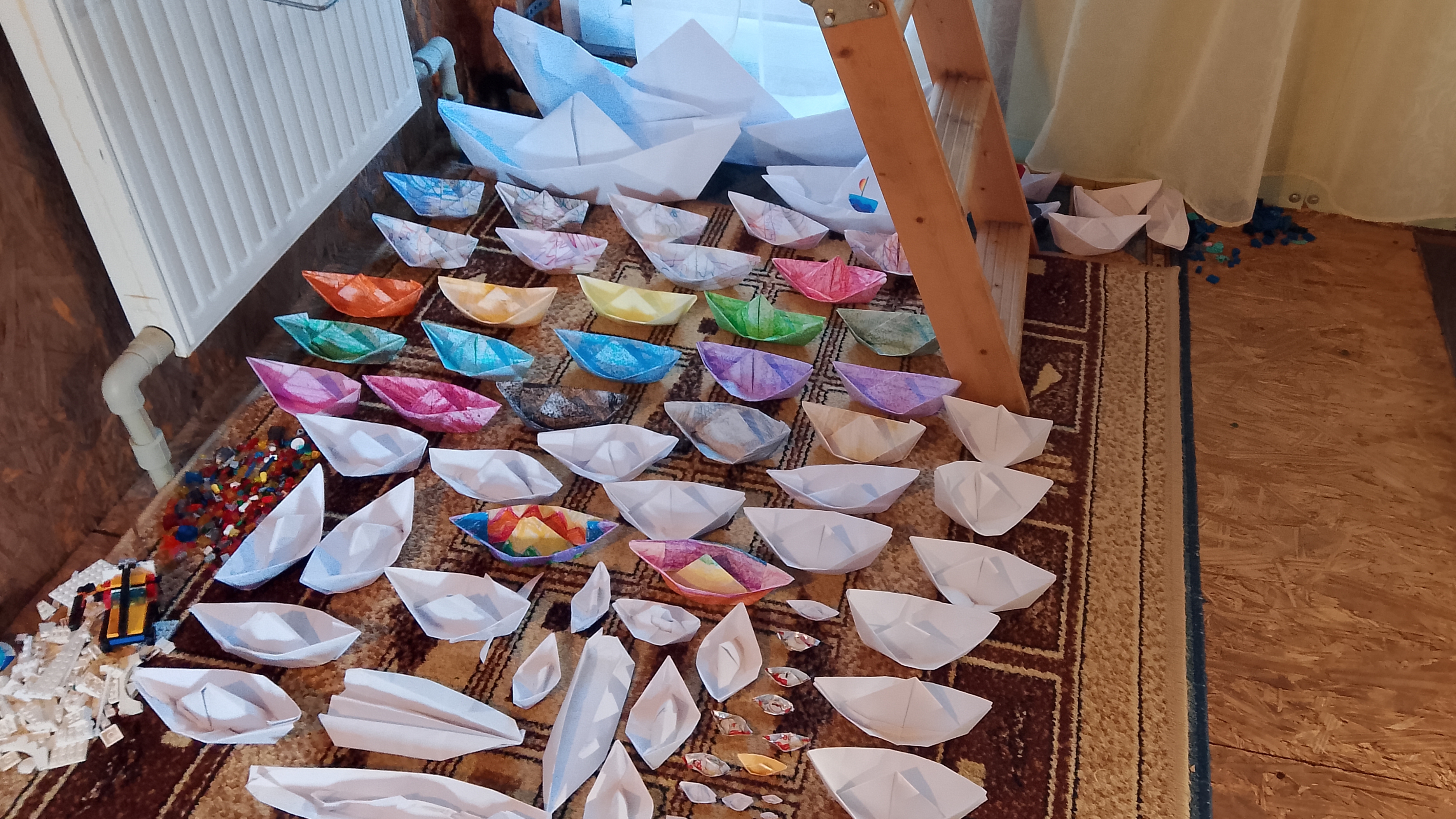 Моя большая коллекция кораблей из бумаги (часть 3) смотреть онлайн