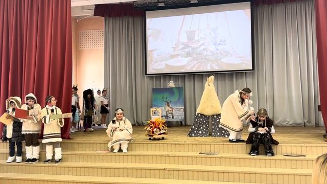 Фестиваль национальностей школа 1103Выступление 3В ( Чукчи) смотреть онлайн