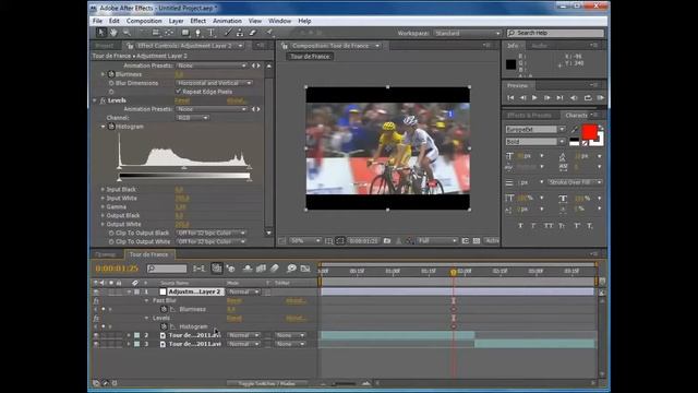 Adobe After Effects Урок Переход вспышка в After Effects