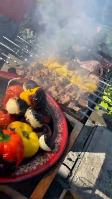 Баранья корейка, Говядина и Шашлык по Ирански из курицы. Овощи гриль 🔥🔥🔥