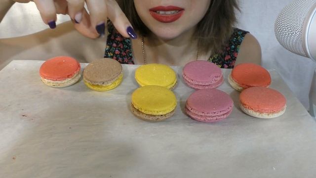 ASMR MACARONS (Soft & Crunchy Eating Sounds) NO TALKING * Mukbang - 먹방 | JULS-ASMR