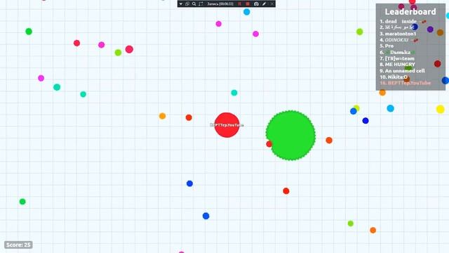 Agar.io | Вошли в топ 10 | Пробуем разные режимы игры | смотреть онлайн
