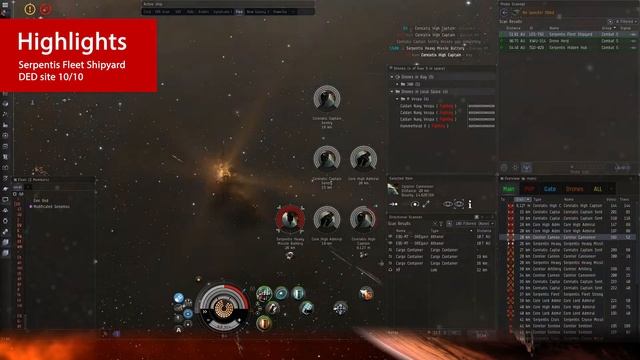 Vargur Test: Serpentis Fleet Shipyard, DED 10/10. Прохождение комплекса.