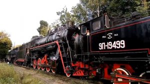 Паровозы едут отдыхать. Щербинка, 2 сентября 2017 г.