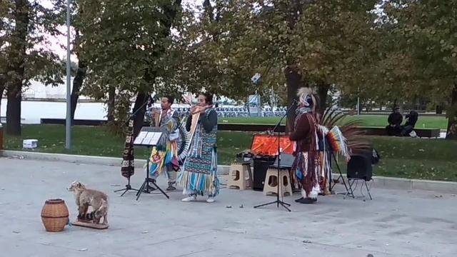 Индейские песни и танцы на ВДНХ часть 1 смотреть онлайн