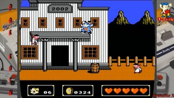 Рок-коты/Rockin Cats (Денди/NES). Прохождение.