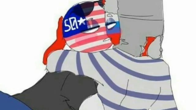 Countryhumans шип Америка×Россия