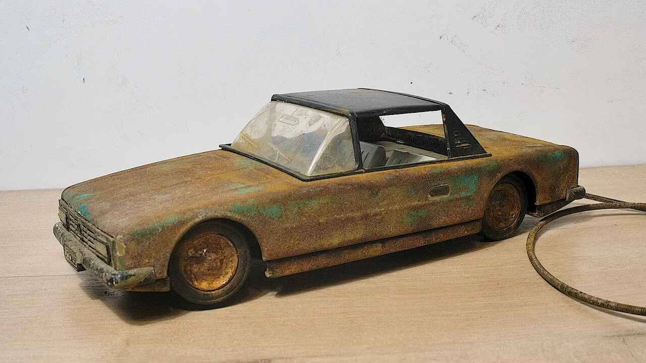 Реставрация старой игрушки, сделанной в 1970 году. Удивительная реставрация игрушечного автомобиля смотреть онлайн