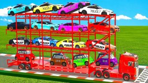 Машинки летают и прыгают! Развивающие мультики Машины помощники. Мультфильмы про машинки