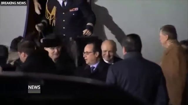 Самолет президента Франции прибыл в правительственный аэропорт Внуково 2! Мировые Новости 2015 смотреть онлайн