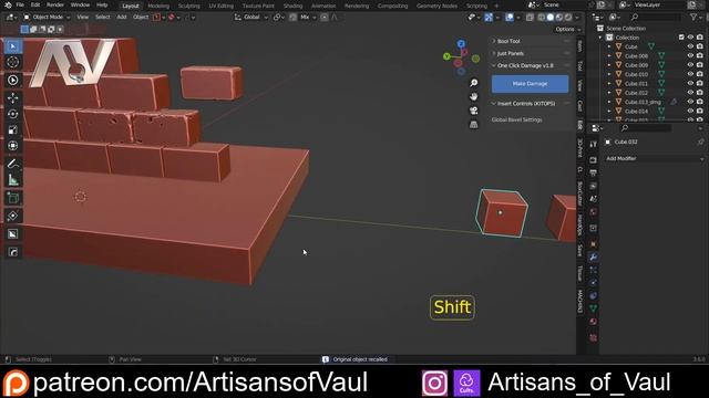 One Click Damage tips and tricks for Blender смотреть онлайн