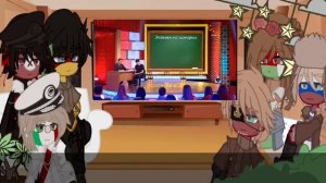 Реакция стран на  " Экзамен по истории " #countryhumans