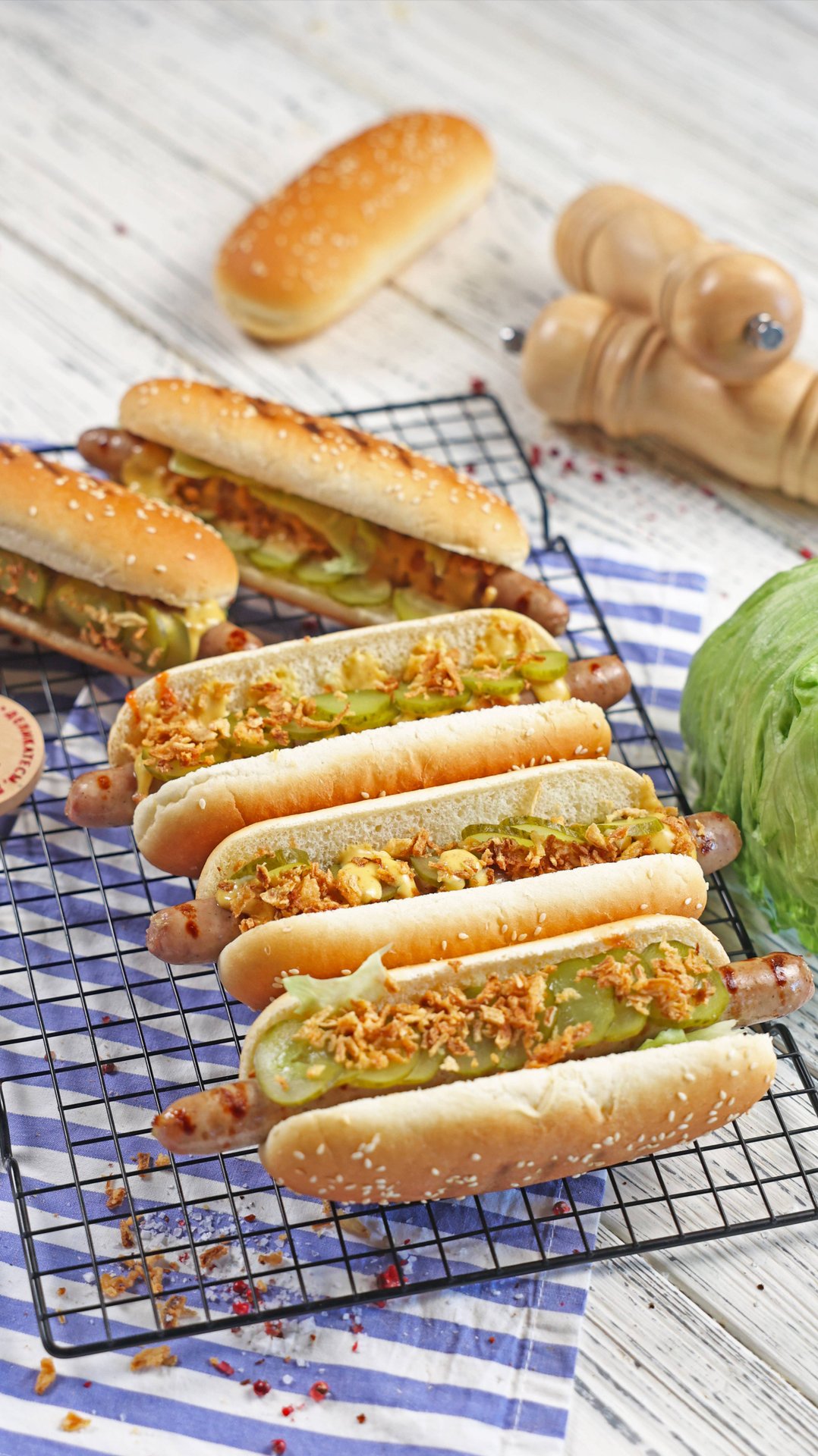 thumb-Булочки для датского хот-дога с кунжутом Деликатеска 6шт-2}