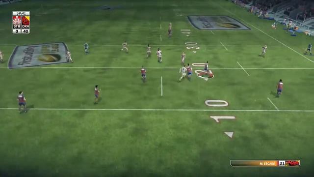Rugby League Live 3 - Morgan Escare Full Length Try vs Saints смотреть онлайн