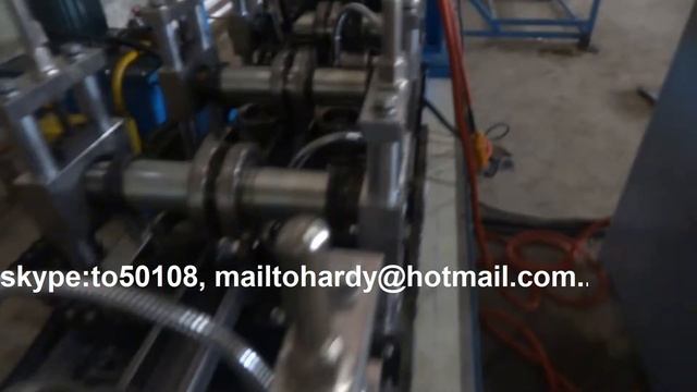 Automatic C purlin machine, C purline roll forming machine, Purlin forming line смотреть онлайн
