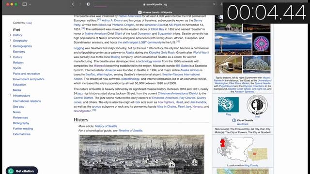 Obama to Nirvana Wikipedia Speedrun (4.45 [World Record]) смотреть онлайн