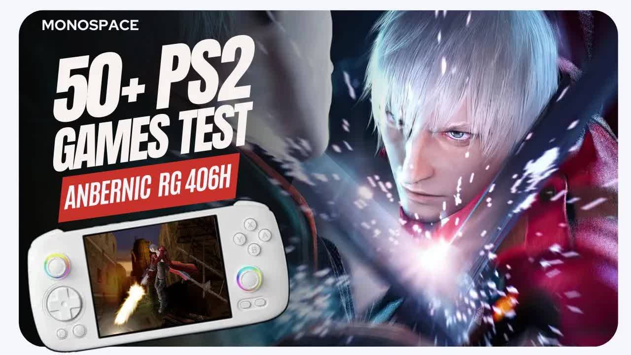 50+ игр с PS2 на Anbernic RG406H смотреть онлайн