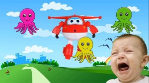 Learn Colors [출동 슈퍼윙스/Superwings] Мультфильм Супер Крылья | ThreeKidsTV34