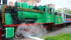 Отправление паровоза Гр-185