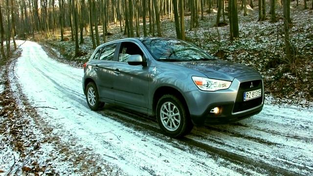 Тест полного привода Mitsubishi ASX 2WD 4WD LOCK на снегу и льду - RVR Outlander Sport
