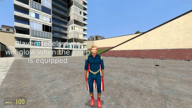 Garry's Mod - Homelander Laser SWEP and Playermodel - смотреть онлайн