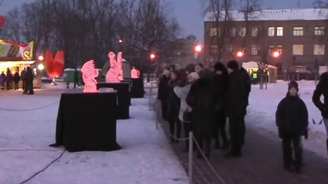 Фестиваль ледяных скульптур 2012. Ledus skulptūru festivāls 2012. . смотреть онлайн