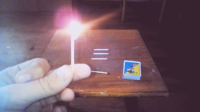 Спичечные приколы #1 Горение спичек смотреть онлайн